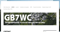 Desktop Screenshot of gb7wc.ukace.co.uk